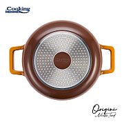 CRATITA ALUMINIU TURNAT + CAPAC 26x8 CM, 3.4L, NICOLAI TAND, COOKING BY HEINNER_5