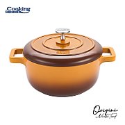 CRATITA ALUMINIU TURNAT + CAPAC 20x10 CM, 2.4L, NICOLAI TAND, COOKING BY HEINNER_1