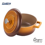 CRATITA ALUMINIU TURNAT + CAPAC 20x10 CM, 2.4L, NICOLAI TAND, COOKING BY HEINNER_2