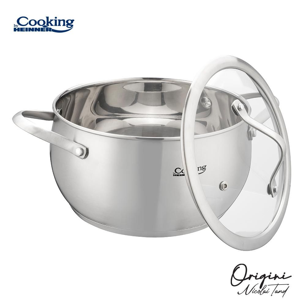 SEMIOALA INOX+CAPAC 20x11 CM, 3.3L, NICOLAI TAND, COOKING BY HEINNER_2