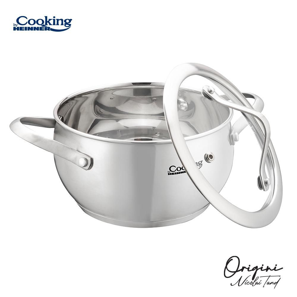 CRATITA INOX+CAPAC 16X9 CM, 1.8L, NICOLAI TAND, COOKING BY HEINNER_2