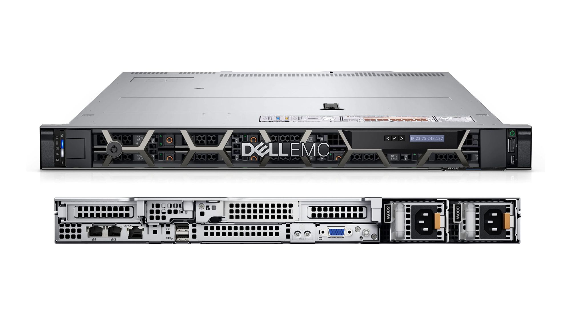 Dell PowerEdge | R450 | Rack (1U) | Intel Xeon | 1 | Silver 4310 | 12C | 24T | 2.1 GHz | No RAM  No HDD | Up to 4 x 3.5  | Hot-swap drive bays | PERC H755 | iDRAC9 Enterprise | Power supply 2x700 W | No OS | Warranty Basic NBD  36 month(s)_8