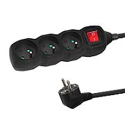 Esperanza ELK210K Power strip 3GN/1 5M Black_1