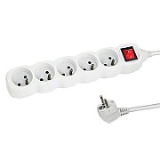 Esperanza ELK215W Power strip 5GN/3M White_1