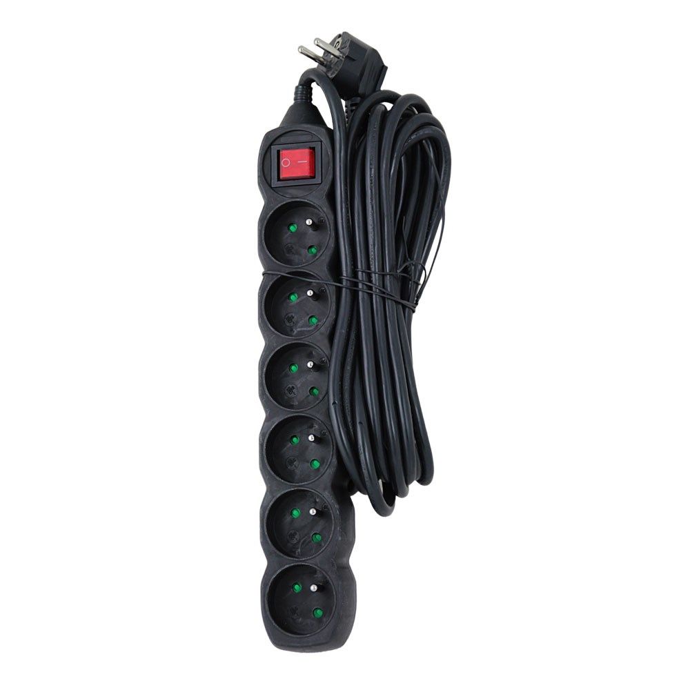 Esperanza ELK219K Power strip 6GN/5M Black_2