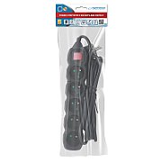 Esperanza ELK215K Power strip 5GN/3M Black_4