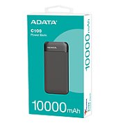 POWER BANK USB 10000MAH BLACK/PC100-14BK ADATA_3