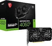 MSI VGA 8GB RTX4060Ti VENTUS 2X BLACK E1 OC 3xDP/1 HDMI GeForce RTX 4060 Ti 8G VENTUS 2X BLACK E1 OC_1