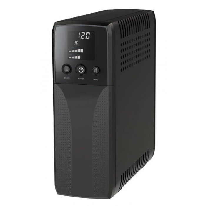 UPS FORTRON Line Int. cu management, LCD,   850VA/ 510W, AVR, 4 x socket Schuko, display LCD, 1 x baterie 12V/9Ah, conector HID USB, RJ45, baterie hot-swappable, 