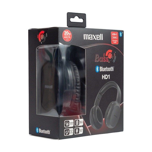 MAXELL Bluetooth wireless headphones HD1 BASS USB-C_3