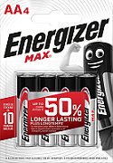 Baterii Max AA, LR6, 1.5V, 4 buc/set, Energizer, dureaza cu 50% mai mult decat cele alkaline_1