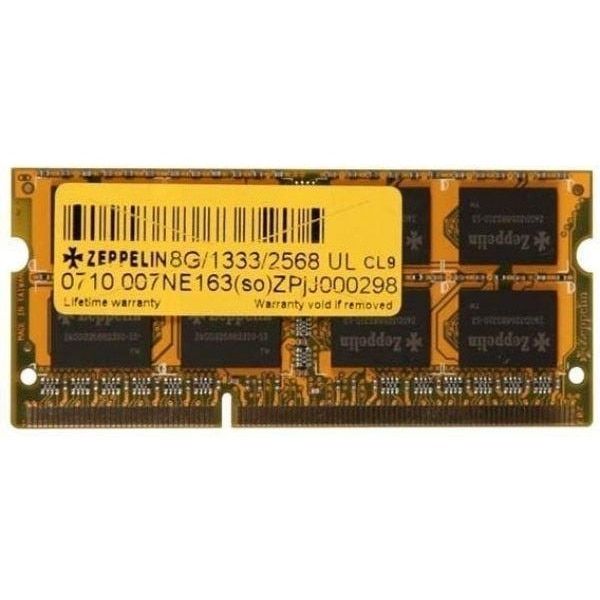 SODIMM  ZEPPELIN, DDR3 8 GB, 1333 MHz, 