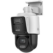 Camera de supraveghere IP TandemVu 4MP+4MP 4X POE PTZ Hikvision DS-2SE3C404MWG-E/14, lentila bullet fixa: 2.8mm; lentila PTZ varifocala: 2.8-12mm, iluminare min bullet: Color: 0.01 Lux @ (F1.6, AGC ON)，B/W: 0.005 Lux @ (F1.6，AGC ON), 0 Lux cu IR: 30m, iluminare min PTZ: Color: 0.01 Lux @ (F1.5, AGC_1