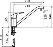 PYRAMIS ASALIA Kitchen mixer polar white_2