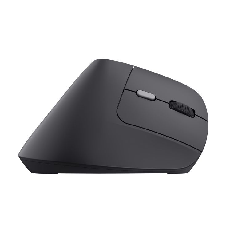 Mouse ergonomic fara fir Trust Bayo II, rezolutie maxima 2400 DPI, 6 butoane, interfata USB-C,  2.4GHz, negru_3