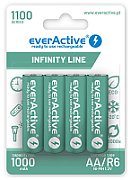 Rechargeable batteries everActive Ni-MH R6 AA 1100 mAh Infinity Line - 4 pieces_2