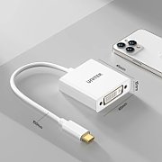 UNITEK ADATPER USB-C - DVI 1080P@60HZ WHT 15CM M/F_4