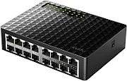 Cudy FS1016D network switch Fast Ethernet (10/100) Black