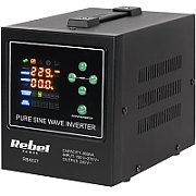 Rebel POWER-800-LFP4 - inverter with pure sine wave and charging function 12V 230V 800VA/500W_1