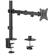 Maclean MC-753N LCD Monitor Desk Mount 17-32  9kg VESA 75x75 100x100 Single Arm Extendable Adjustable_1