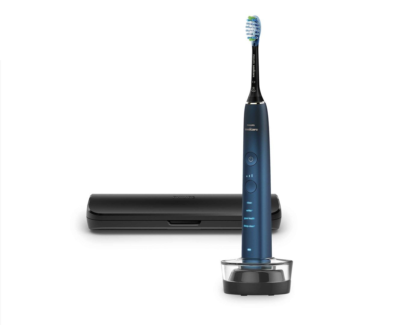 Philips Sonicare DiamondClean HX9911/88 electric toothbrush Adult Sonic toothbrush Black  Blue_3