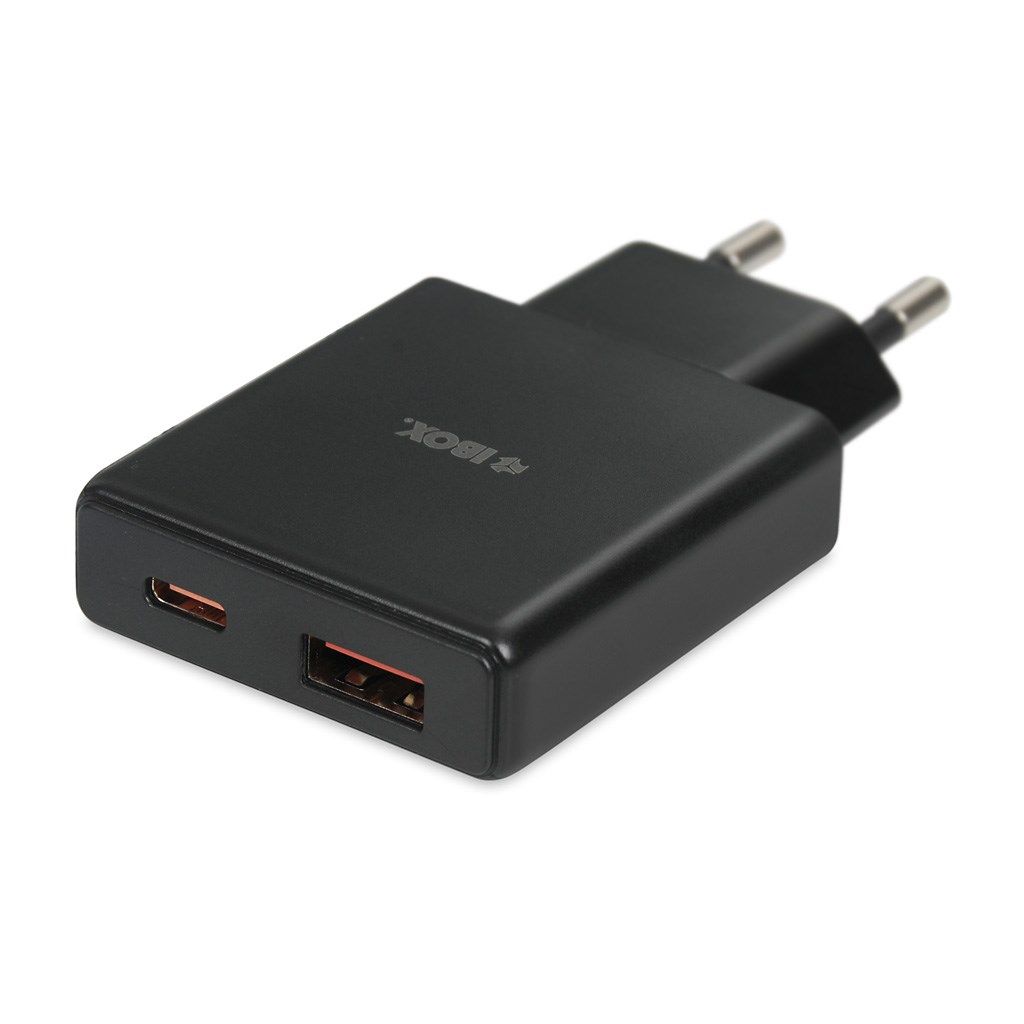 iBOX C-43 Slim GaN PD30W Wall charger  Black_3