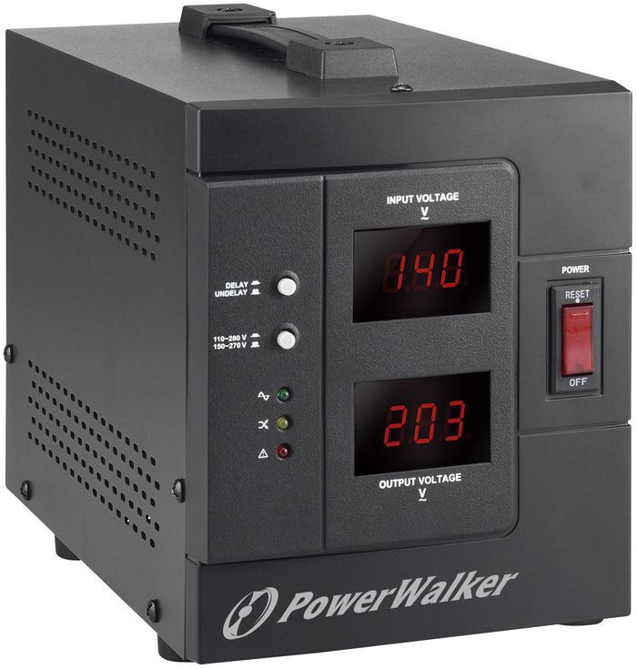 PowerWalker AVR 3000 SIV FR voltage regulator 1 AC outlet(s) 110-280 V Black_2