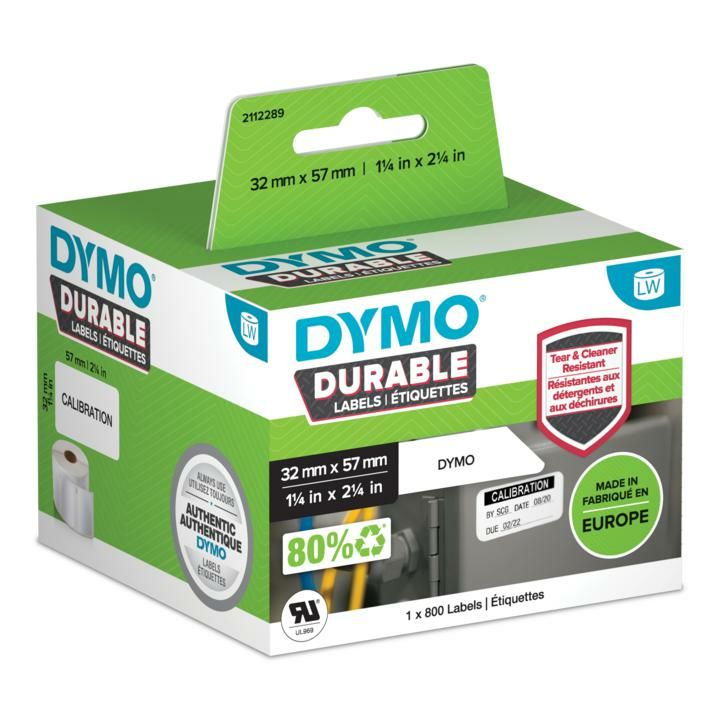 LW ADRESS LABEL WHITE 32X57MM/1 ROLL A 800 LABELS