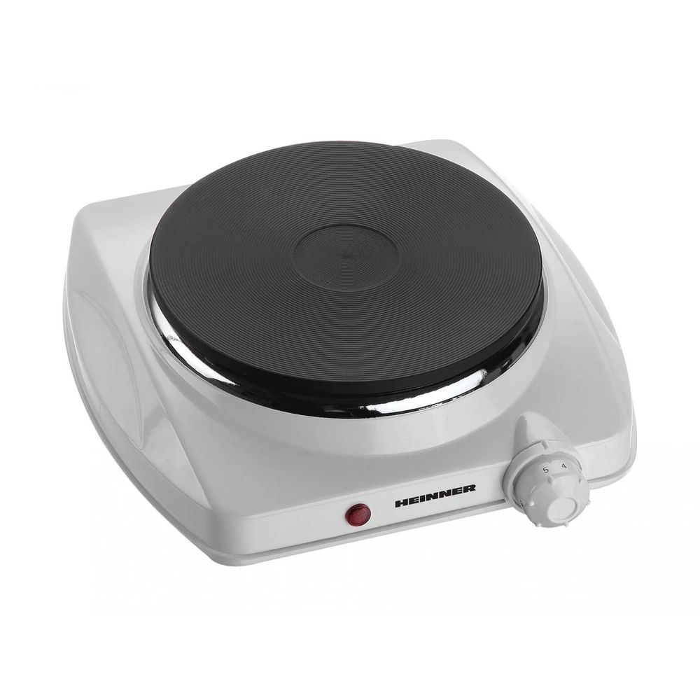 PLITA ELECTRICA HEINNER HSHP-K1400WH, PUTERE: 1400W, 1 PLITA DIN FONTA, DIAMETRU PLITA: Φ18.5 cm, INDICATOR LUMINOS ON/OFF, TERMOSTAT AJUSTABIL, PROTECTIE SUPRA-INCALZIRE, PICIORUSE ANTIDERAPANTE, MANER, CULOARE: ALB