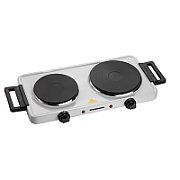 PLITA ELECTRICA DUBLA HEINNER HDHP-KH2500WH, PUTERE: 2500W, 2 PLITE DIN FONTA, DIAMETRU PLITE: Φ18.5 cm+Φ15.5 cm, PUTERE PLITE: 1500W + 1000W, INDICATOR LUMINOS ON/OFF, TERMOSTAT AJUSTABIL, PROTECTIE SUPRA-INCALZIRE, PICIORUSE ANTIDERAPANTE