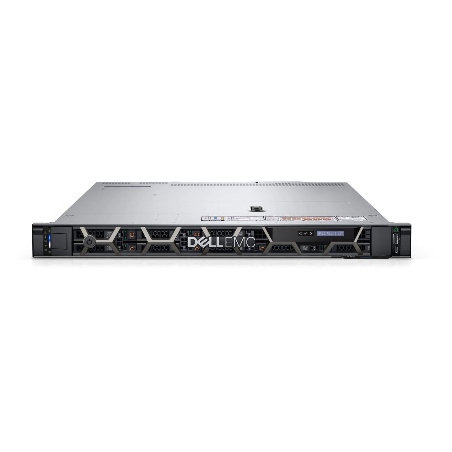 Server DELL PowerEdge R450, Rack 1U, Intel Xeon Silver 4309Y (8 C / 16 T, 2.8 GHz - 3.60 GHz, 12 MB cache, 105 W), 16 GB DDR4 ECC, 600 GB HDD, 8 x SFF, 1100 W, Fara sistem de operare
 [3 buc]MICRON DDR4 RDIMM 16GB 2Rx8 3200 CL22 (8Gbit)
 [2 buc]SSD server Samsung PM883 960 GB 2.5