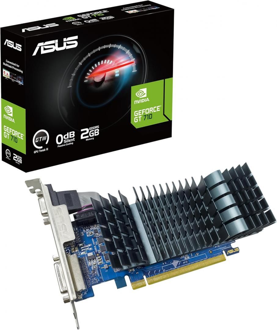 Placa video ASUS GeForce GT 710 EVO 2 GB GDDR5 64 bit