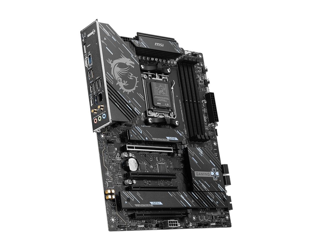 Placa de Baza ASUS GAMING X870-PLUS WIFI, AMD Socket AM5, 1 x M.2 Gen5 x4 128Gbps slot, 1 x M.2 Gen4 x4 64Gbps slot, 1 x M.2 Gen4 x2 32Gbps, 4x SATA 6Gbps ports_3