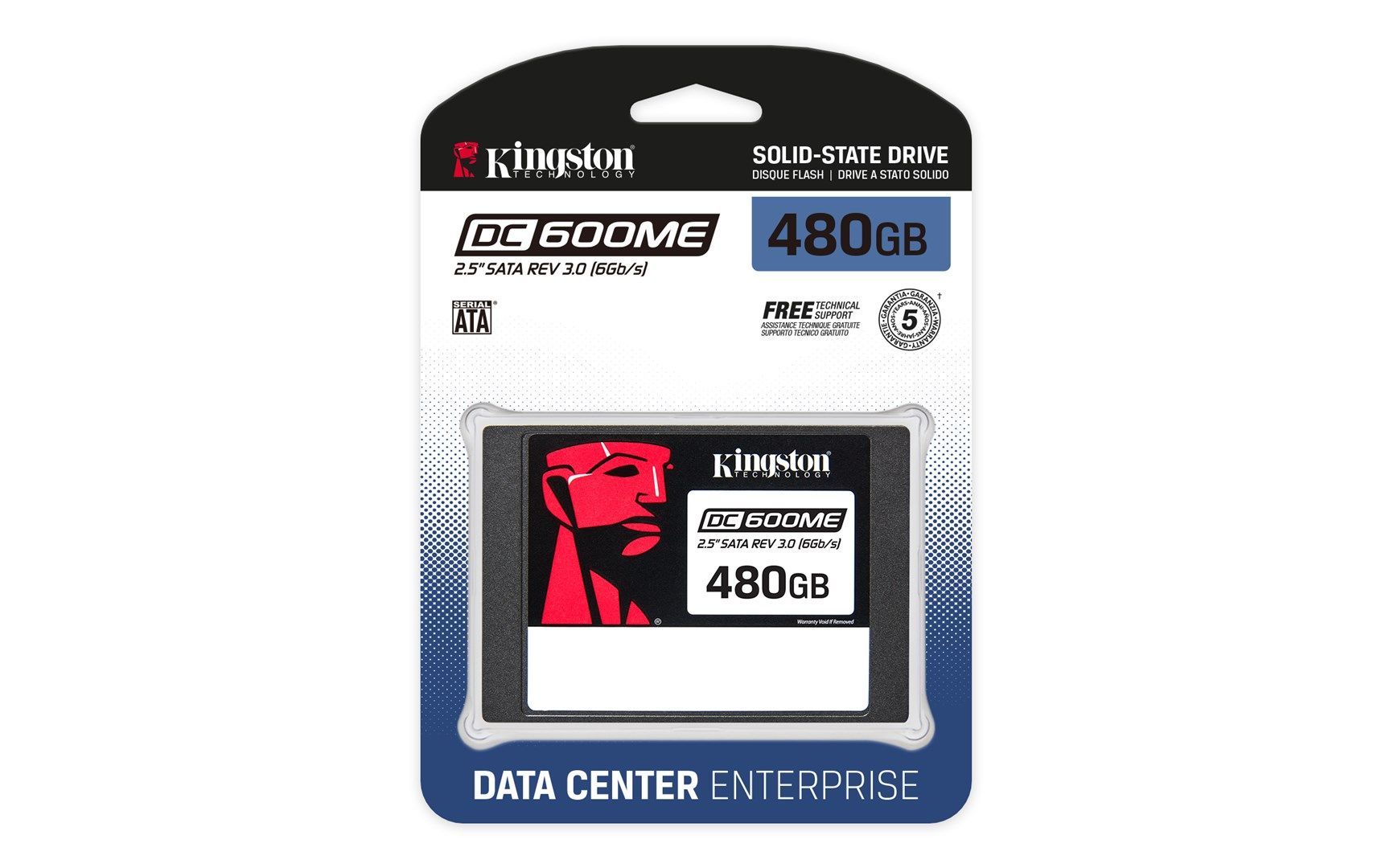 Kingston DC600ME Enterprise SATA SSD 480G 2.5