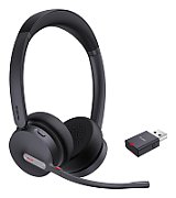 Yealink WH64 Hybrid Dual UC Căști Fără fir Bandă de fixare pe cap Birou/Call center Micro-USB Bluetooth Negru