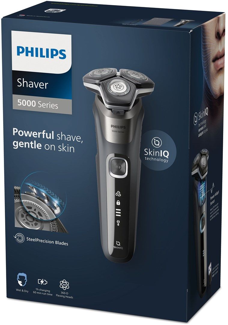 Philips SHAVER Series 5000 S5887/10 Wet and dry electric shaver and soft pouch_2