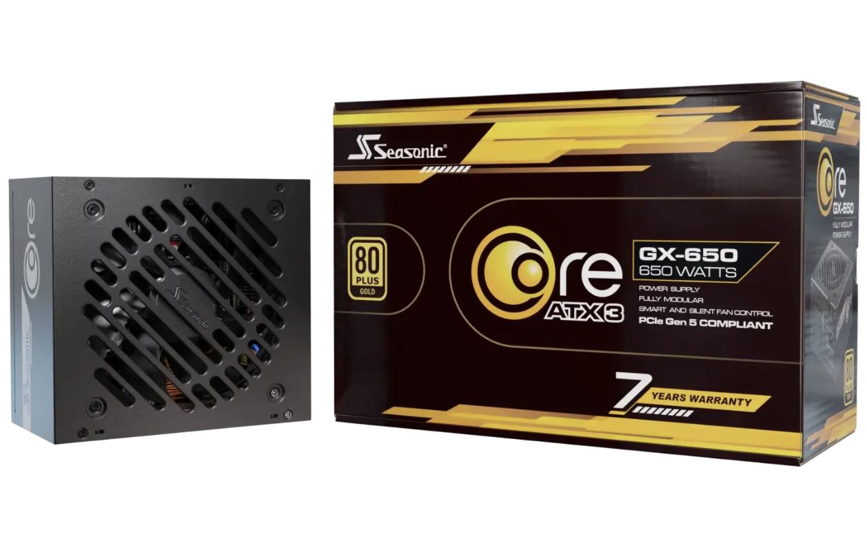 Core GX-650-V2 ATX3.1, 80 Plus Gold, 650W, Full Modulara, 12VHPWR, Negru SRP-CGX651-A5A32SF_8