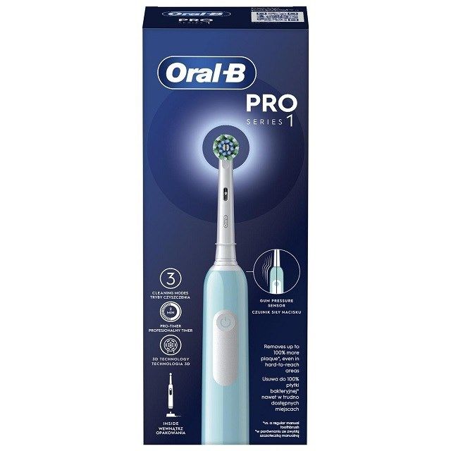 Szczoteczka elektryczna Oral-B PRO1 Caribbean Blue_2