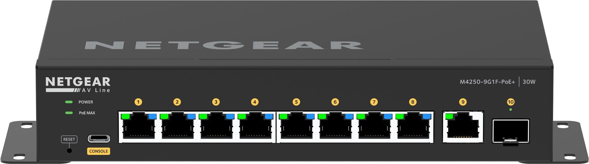 NETGEAR 8x1G PoE+ 110W 1x1G and 1xSFP Managed Switch_10