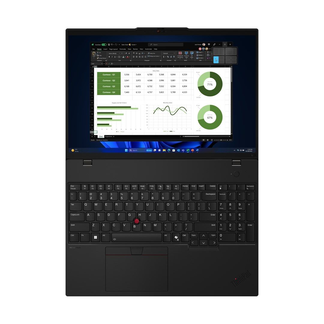 Lenovo ThinkPad L16 Intel Core Ultra 5 125U Laptop 40.6 cm (16 ) WUXGA 16 GB DDR5-SDRAM 512 GB SSD Wi-Fi 6E (802.11ax) Windows 11 Pro Black_14