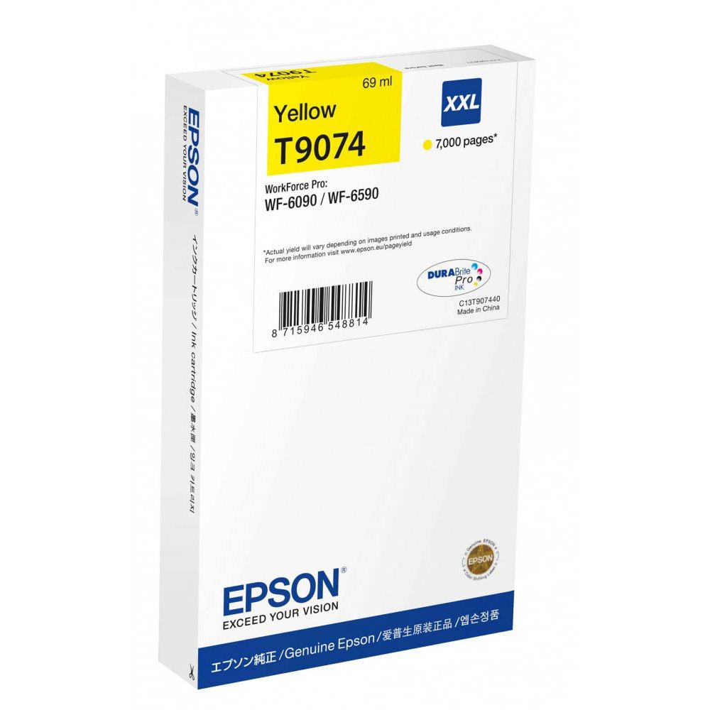 Cartus cerneala Epson C13T90744N ,Galben ,69 ml ,Original (T9074)