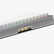 Glorious GMMK 3 Pro HE Wireless 65% Custom Gaming Keyboard - Pre-Built  ANSI (US)  Fox HE Switches  silver