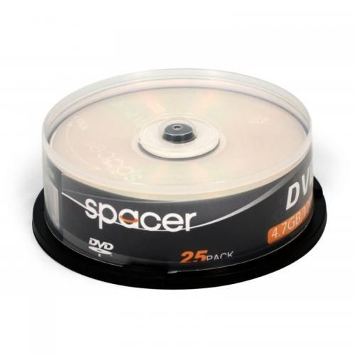 DVD-R SPACER  4.7GB, 120min, viteza 16x,  25 buc, spindle, 