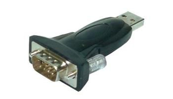 ADAPTOR USB LOGILINK, USB 2.0 (T) la Serial DB9M (9-pin)(RS232)(T), negru, 