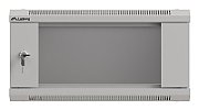 Wall-mount 19  4U 540X350 grey rack cabinet with glass door Lanberg (flat pack)
