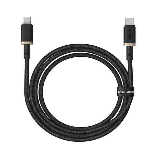 Baseus Dura Type C to Type C 100 W fast charging cable 2 m Black  Gold