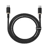Baseus Dura Type C to Type C 100 W fast charging cable 2 m Black  Gold