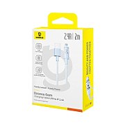 Baseus Gem USB to IP 2.4A fast charging cable 2 m Blue