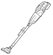 MAKITA. VACUUM CLEANER 18V DCL284FRF CAPSULE