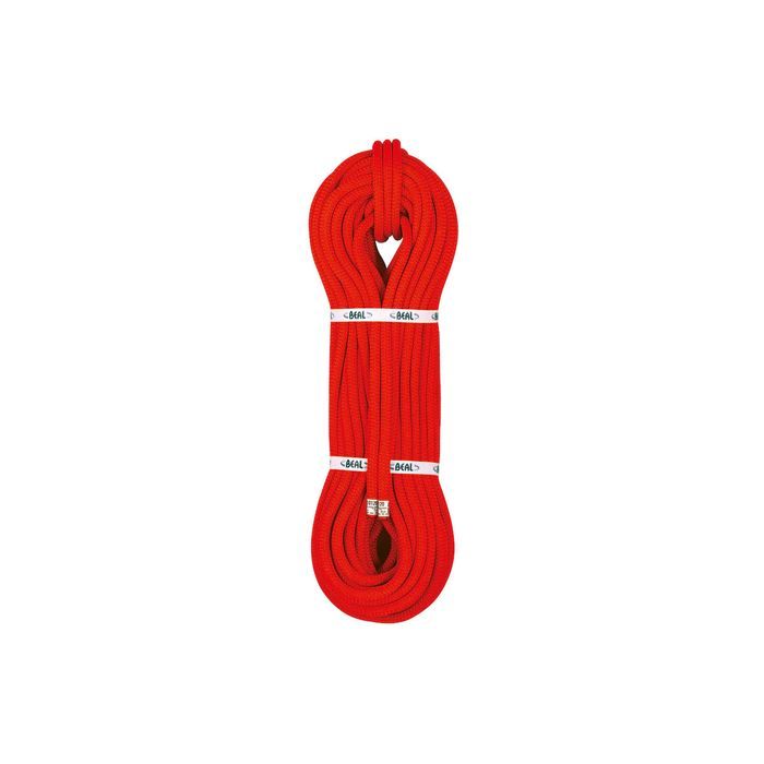 Rope BEAL industry 10.5mm 50 meters in red color